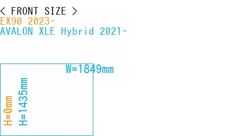 #EX90 2023- + AVALON XLE Hybrid 2021-